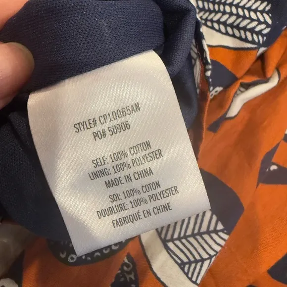ANTHROPOLOGIE EVA FRANCO Tropical Birds‎ Blouse Sweetheart Neckline Puff Sleeve - Image 6