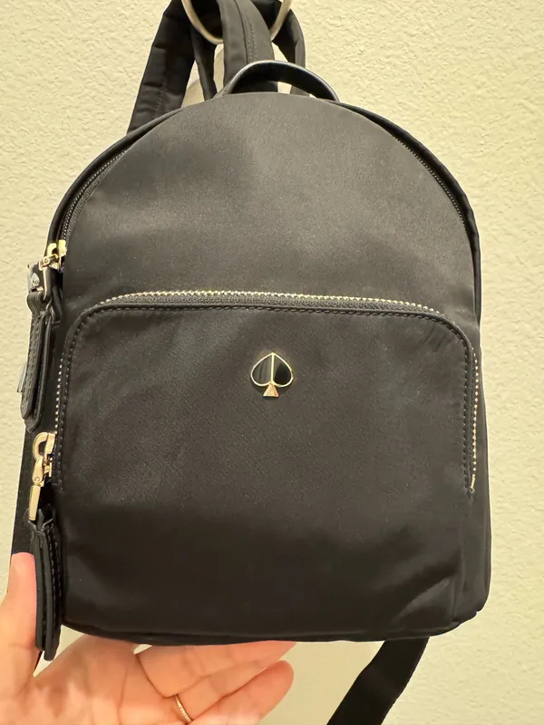 Kate Spade Black Mini Backpack - Image 2