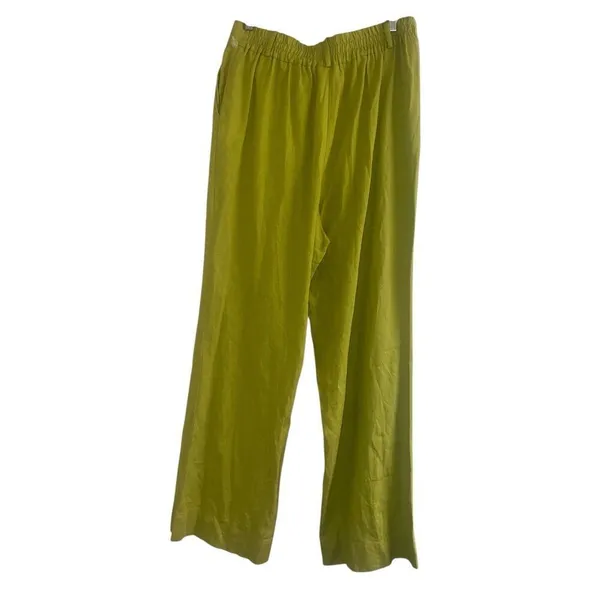 ✨Farm Rio Green Linen Wide Leg Pants✨ - Image 3