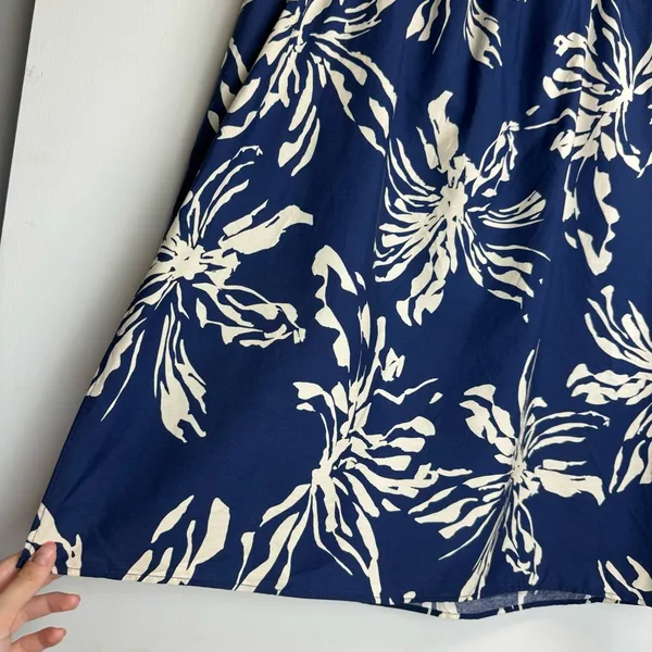 NWT ZARA Floral Tropical Printed Midi Skirt Sz Small Pleated Side Slit - Image 8