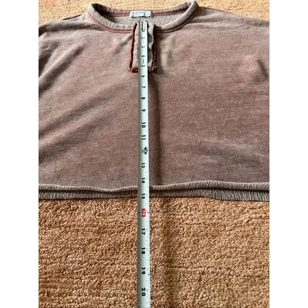 Arizona Jean Co Cropped Sweatshirt Women’s Size S Dusty Mauve Oversized Balloon - Image 4