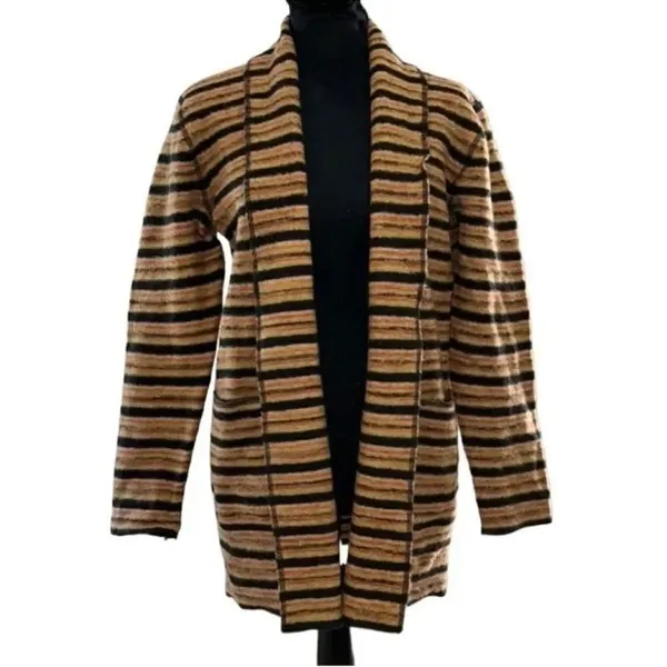 Josephine Chaus Striped Wool Open
FrontJacket(Size Small) - Image 3