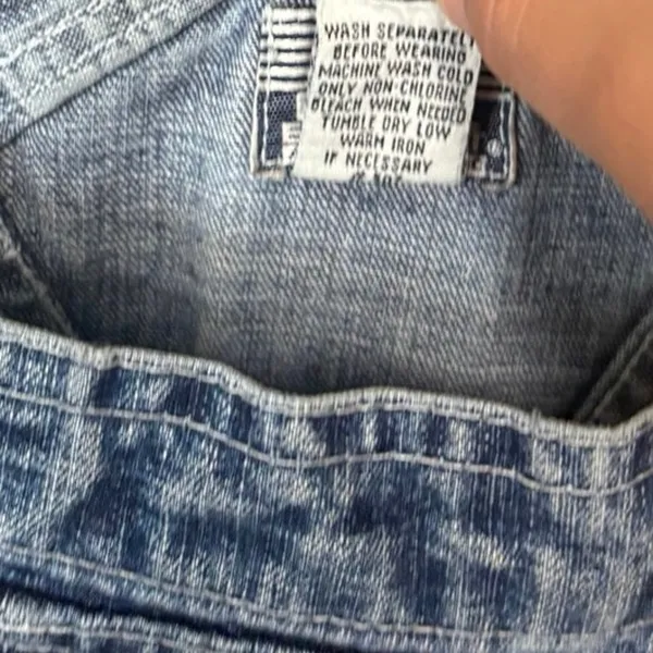 B.U.M.‎ Equipment Denim Shortalls Size XL - Image 11