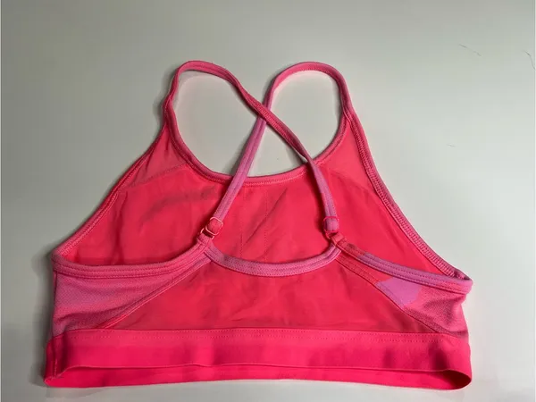 Aerie Pink Camouflage Sports Bra size small - Image 3