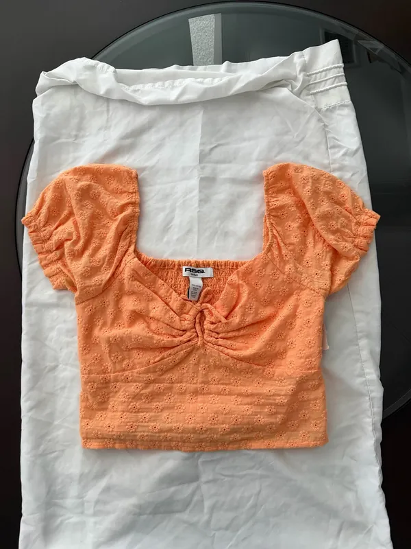 RSQ orange top floral  - Image 2