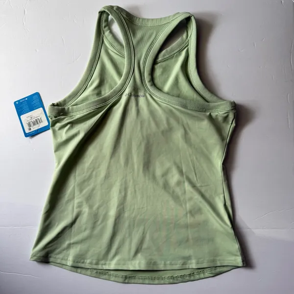 Columbia Boundless Trek Support‎ Tank Womens Small Green AL9322 Omni-Wick NWT - Image 4
