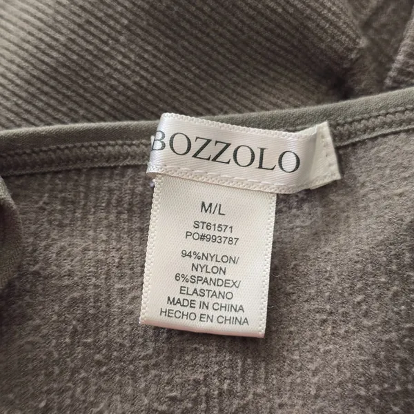 Ribbed Comfort Y2K Bra Top Wireless Pullover‎ Stretch Sleep Bozzolo Green M/L - Image 5