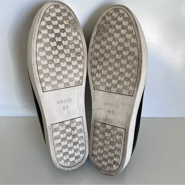 Birdies‎ The Swift Black Leather Slip On Sneakers - Image 10