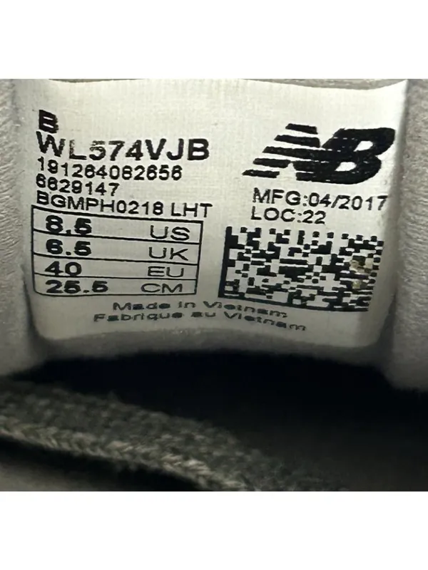 New Balance 574 Shoes Womens Size 8.5 Gray Bronze Cushioned WL574VJB Sneakers - Image 7