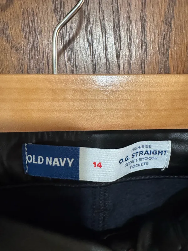 Old Navy Leather Pants - Image 2