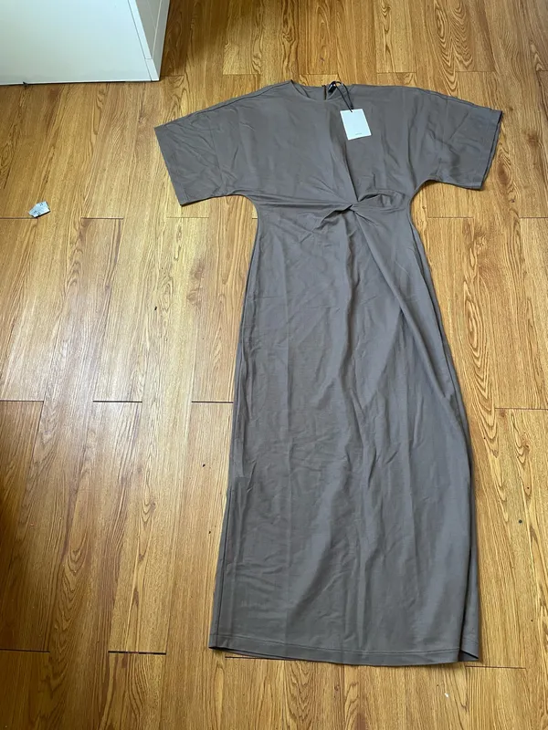 Mango side gathered details dress  - Image 6