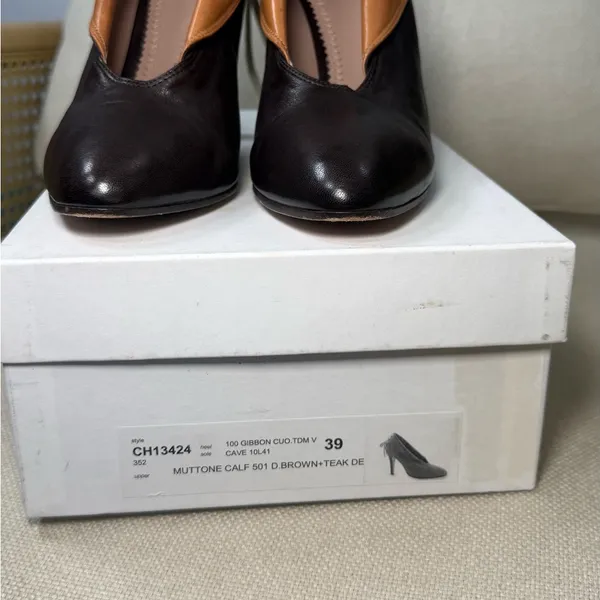 Vintage Chloe Muttone Gibbon Calf Heels EU SIZE 39 - Image 3