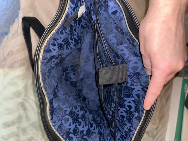 Kenneth Cole Black Signature Tote Bag - Image 2