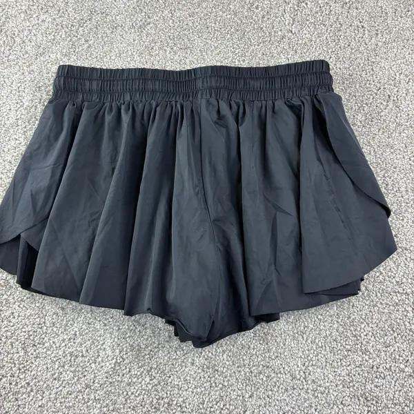 Liberty Pro Flowy Athletic Shorts Women S Black Butterfly Gym‎ Activewear Skort - Image 8