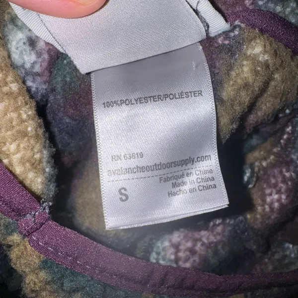 Avalanche Multicolor Fleece Pullover Womens Size Small - Image 10