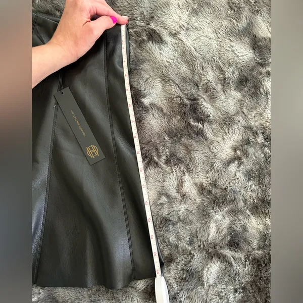 🐍🖤 House of Harlow 1960 leather skirt - Image 4