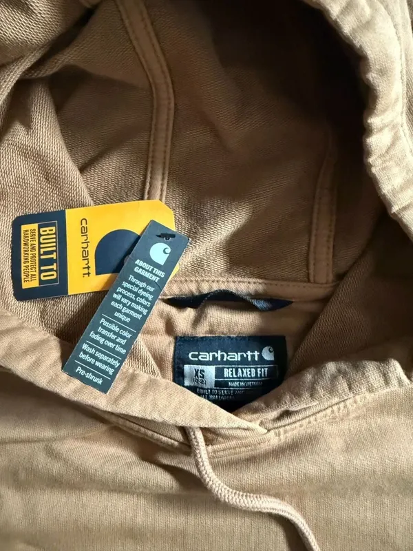 Carhartt Women's Relaxed Fit Midweight Garment-Dyed French Terry Hooded Sweatshi - Image 4