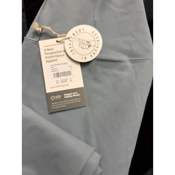Vuori Women's Leggings BlissBlend Ether Blue Size Small New w/tag $98 - Image 2