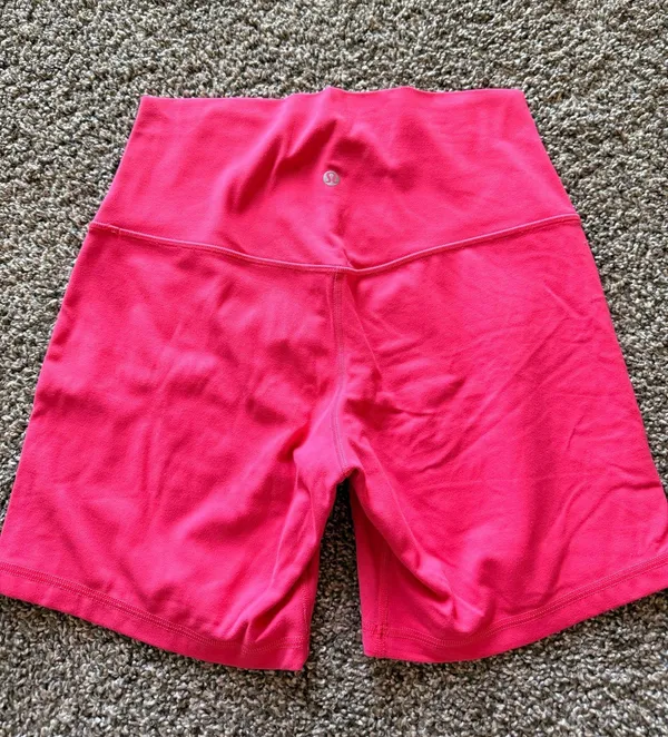 Lululemon Lip Gloss Biker Align Shorts 8 - Image 2