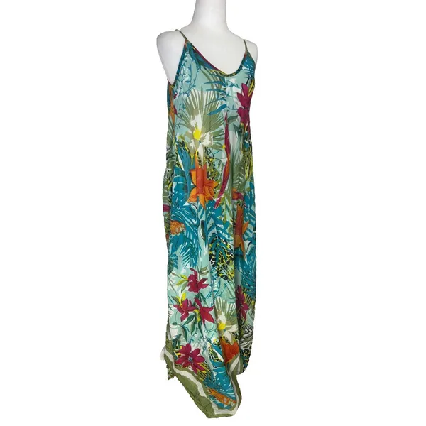 Rebecca Donde Women's Harem Wide Leg Jumper/Cover-Up OSFM Tropical Resort Beach‎ - Image 9