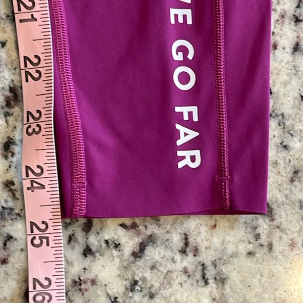 Lululemon X Peloton Women Together We Go Far Fast Free Legging Fuchsia Sz 4 NWOT - Image 11