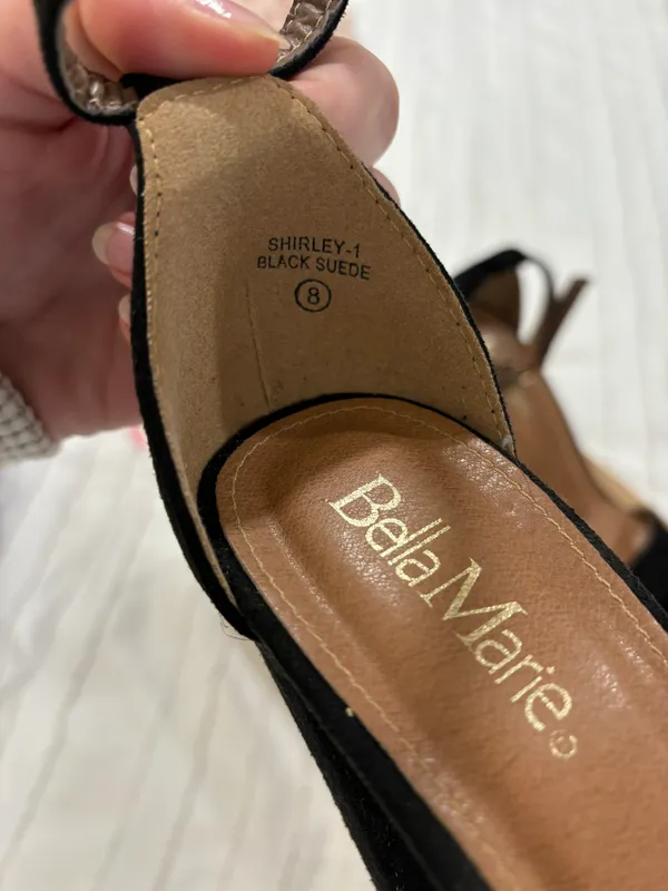Bella Marie Black Heels - Image 3