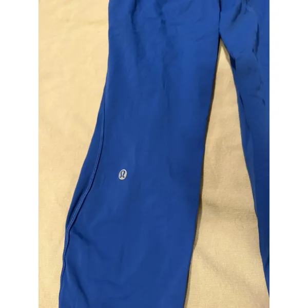 Lululemon‎ Size 10 Base Pace HR Crop 23" Tight Leggings PSYH Psychic Blue - Image 6