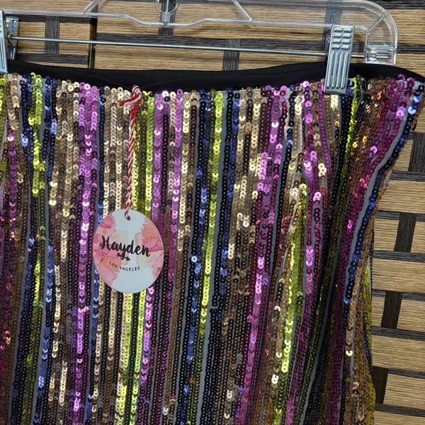 Hayden‎ Sequin Mini Skirt Size 1X - Image 3