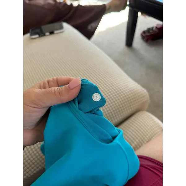 Lululemon Invigorate Training Tank Top Turquoise Tide size 2 - Image 4