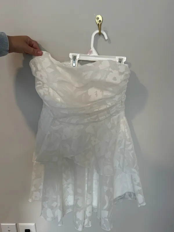 Lucy in the Sky Mini Dress White - Image 2