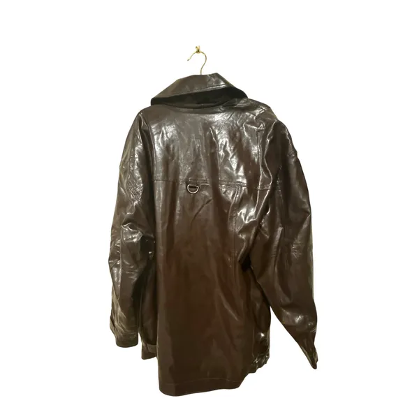 Free People Sloane Faux Leather Jacket Size XL - Image 8