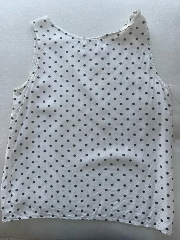 Ann Taylor vintage polka dot tank top - Image 3