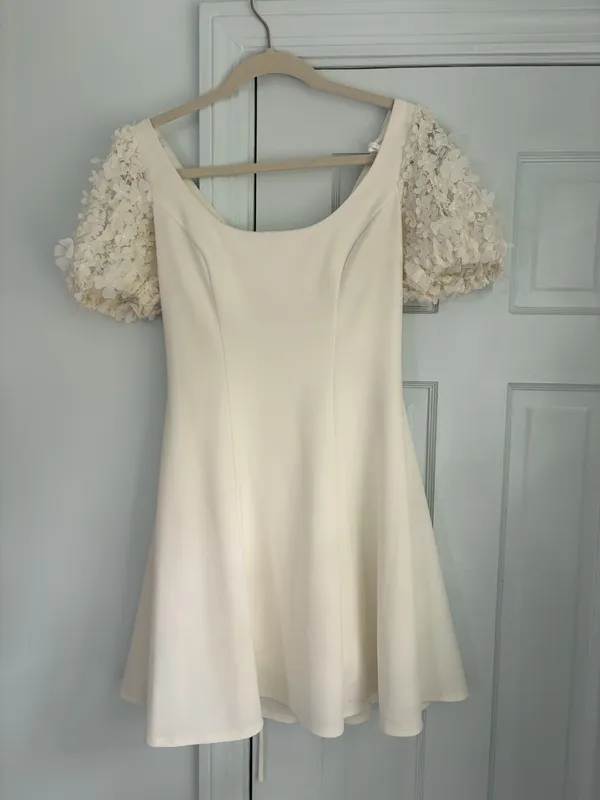 City Studios Embellished Puff Sleeve Mini Dress - Image 3