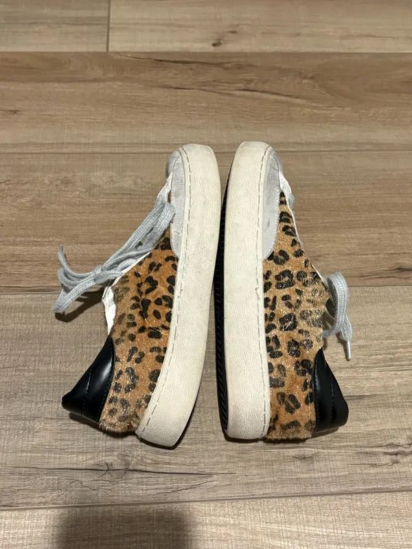 Sara Basic collection distressed animal print star shears brown size 39‎ - Image 5
