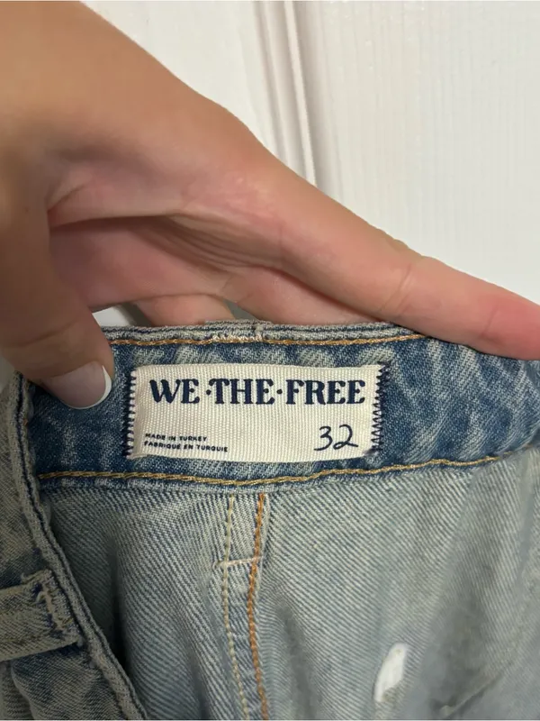 Free People We the Free Palmer Cuffed Baggy Jeans NWT - Image 6