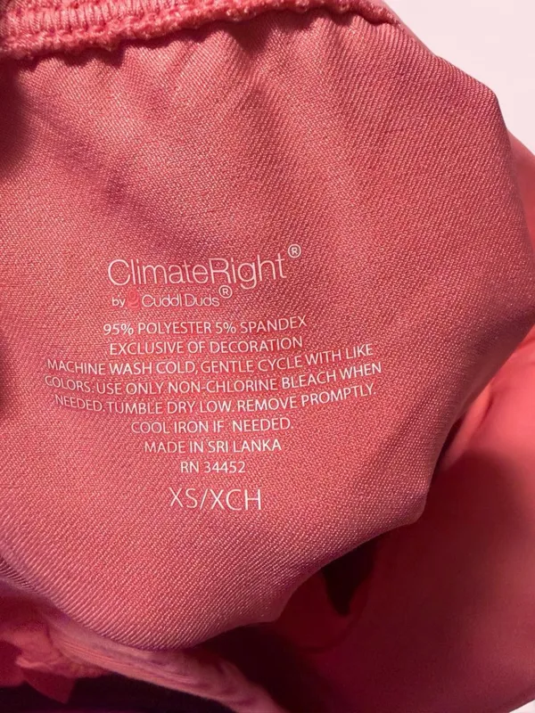 Cuddl Duds climate right Coral Jogger Pants - Image 3