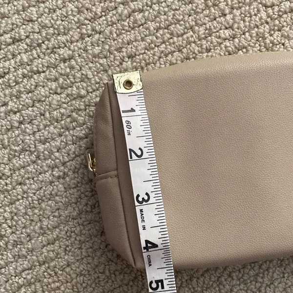 NEW Yves Saint Laurent YSL Beauté Tan Cosmetic Pouch Beauty Bag Travel - Image 7