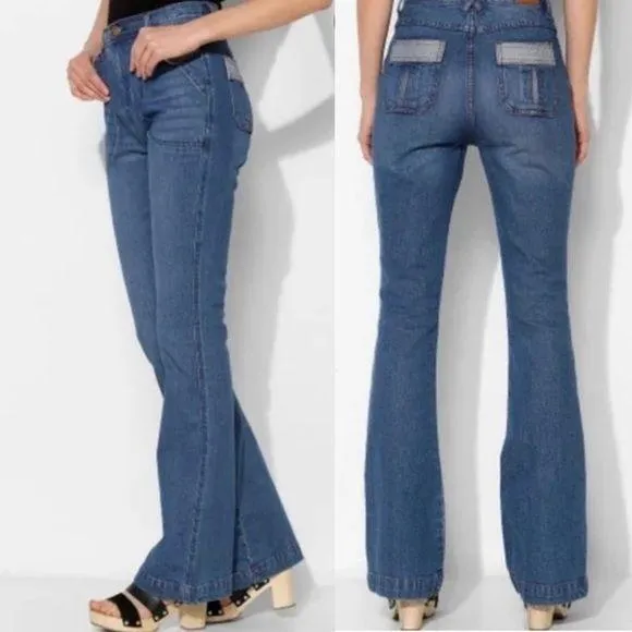 BDG Blue Flare & Wide Leg Jeans - Image 2