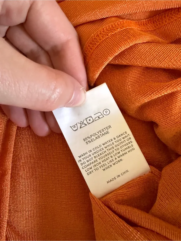 NWT Peppermayo Golden Girl Mini Dress Orange Halter Neck Party Dress Size 4 - Image 4