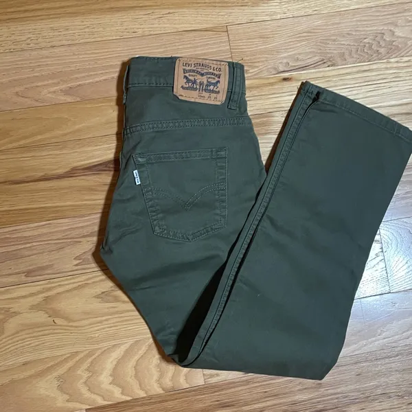 Levi’s 511 Slim Green Skinny Jeans Sz 10 Regular - Image 3