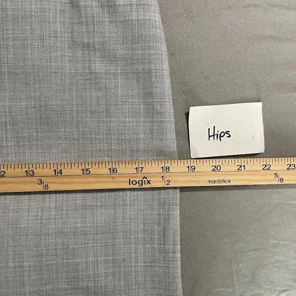Express Editor Pencil Skirt Size 6 Light Gray Career Office Academia Corpcore - Image 10