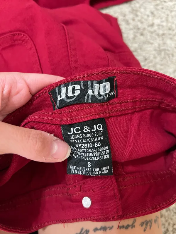 JC&JQ high rise flare stretchy western jeans - Image 6