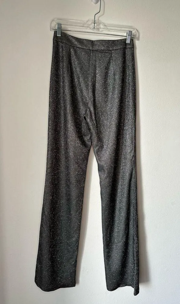 SLA The Label Glitter Santorini Wide Leg Trouser Pants Size XS Party Event Night - Image 3