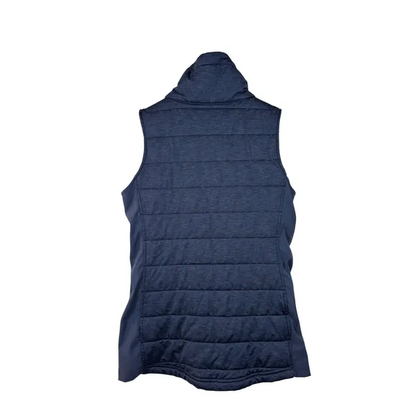 Columbia Place‎ to Place Vest Women Size S Blue Quilted Full Zip Funnel Neck - Image 10