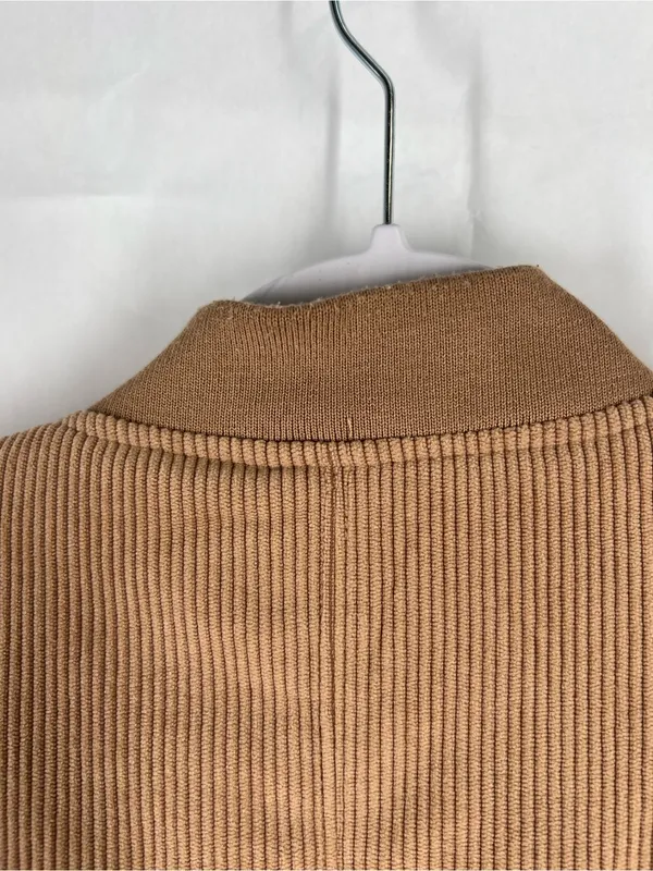 Thread & Supply Camel Corduroy‎ Bomber Jacket Size XS Tan - Image 7