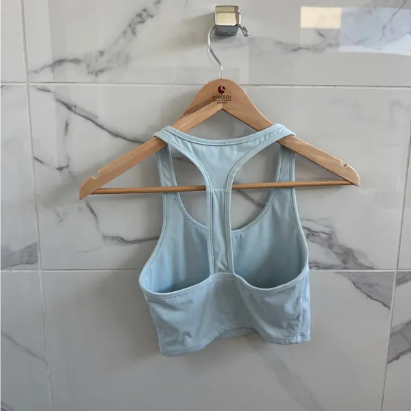 SET Active Sportbody baby blue racerback sports bra crop top - size XS -no flaws - Image 4