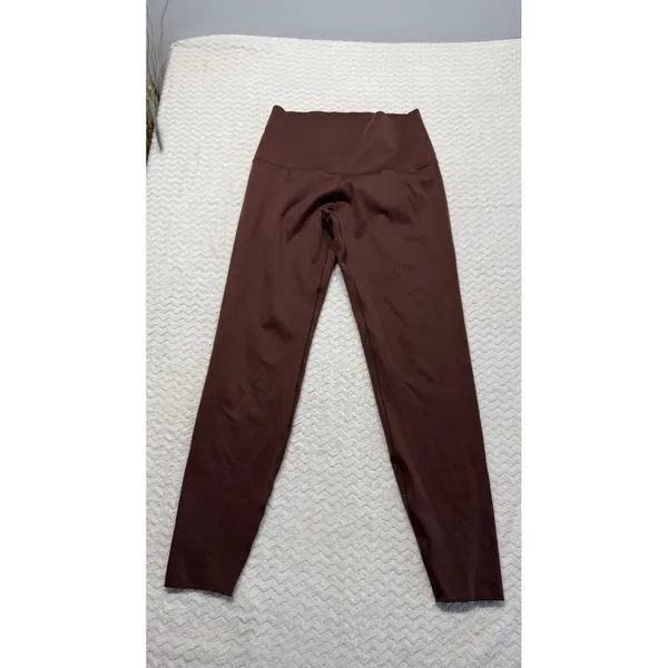 Oysho Womens High Waisted Activewear Leggings Brown Size Medium Full Length - Image 3