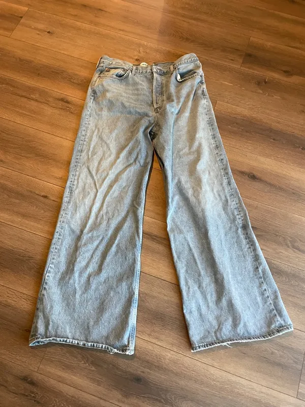 AGOLDE Dame High Rise Wide Leg Jeans- size 32 - Image 2