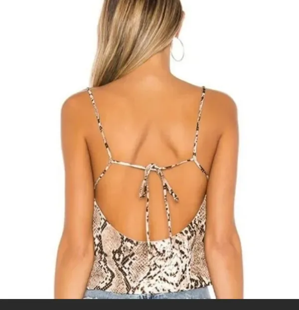 superdown Snakeskin Camisole Tank - Image 2