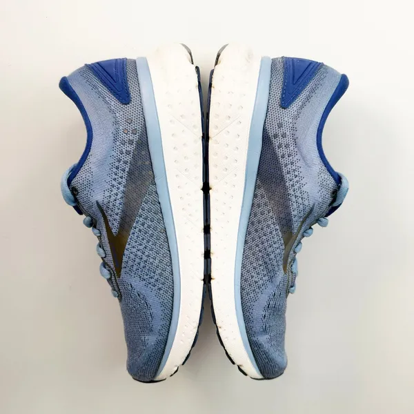 Brooks Glycerin 19 Running Sneakers Shoes Athletic Gym Blue Gold Women 8 - Image 6